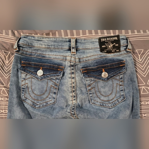 True Religion Jennie Curvy Midrise Super Skinny Jeans Size 28 - Picture 4 of 10